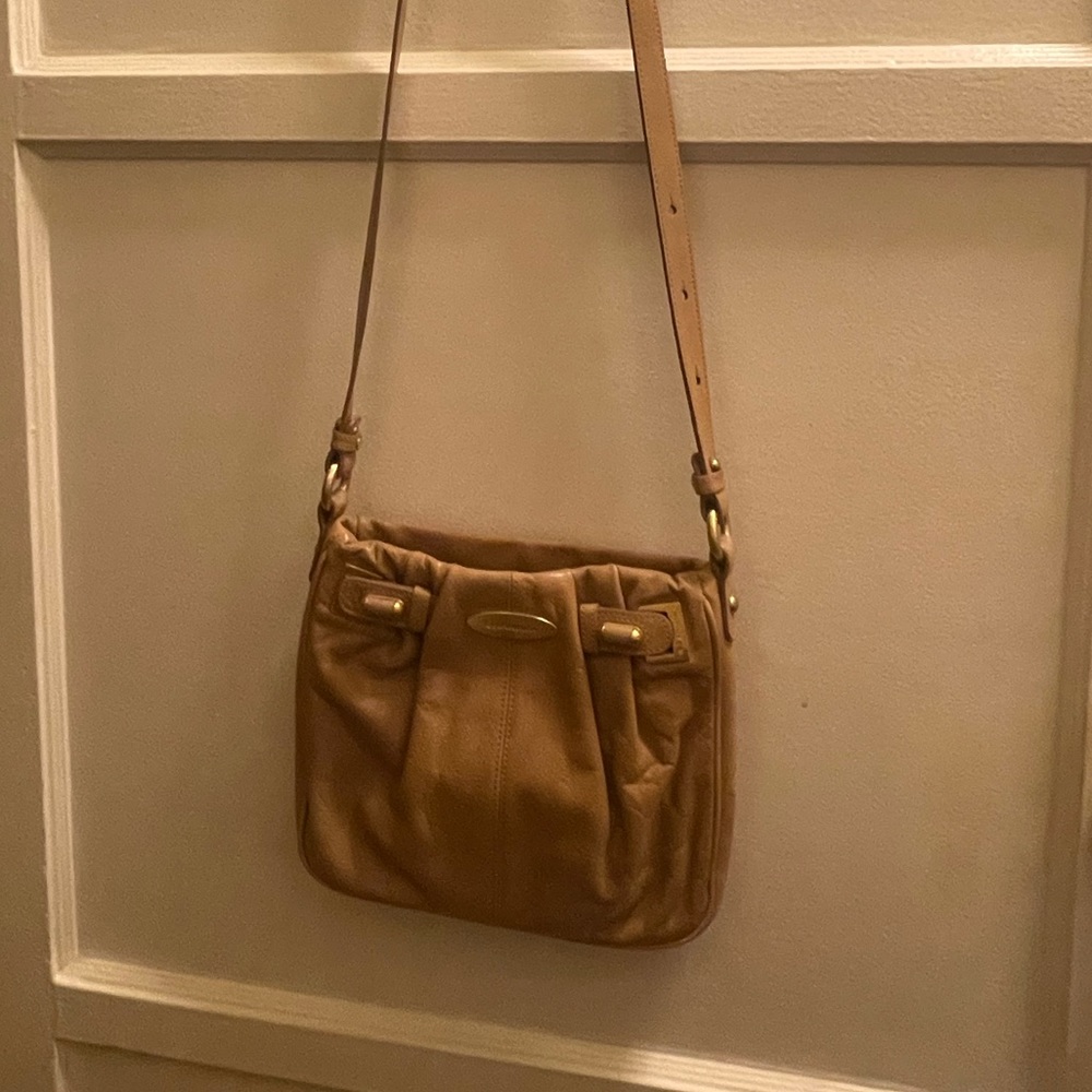 Tan leather Brahmin Crossbody